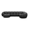 Echtleder U-Form XL Wohnlandschaft Savira – Bild 33