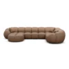 Echtleder U-Form XL Wohnlandschaft Savira – Bild 36