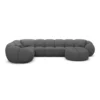 Bouclé U-Form XL Wohnlandschaft Savira – Bild 20