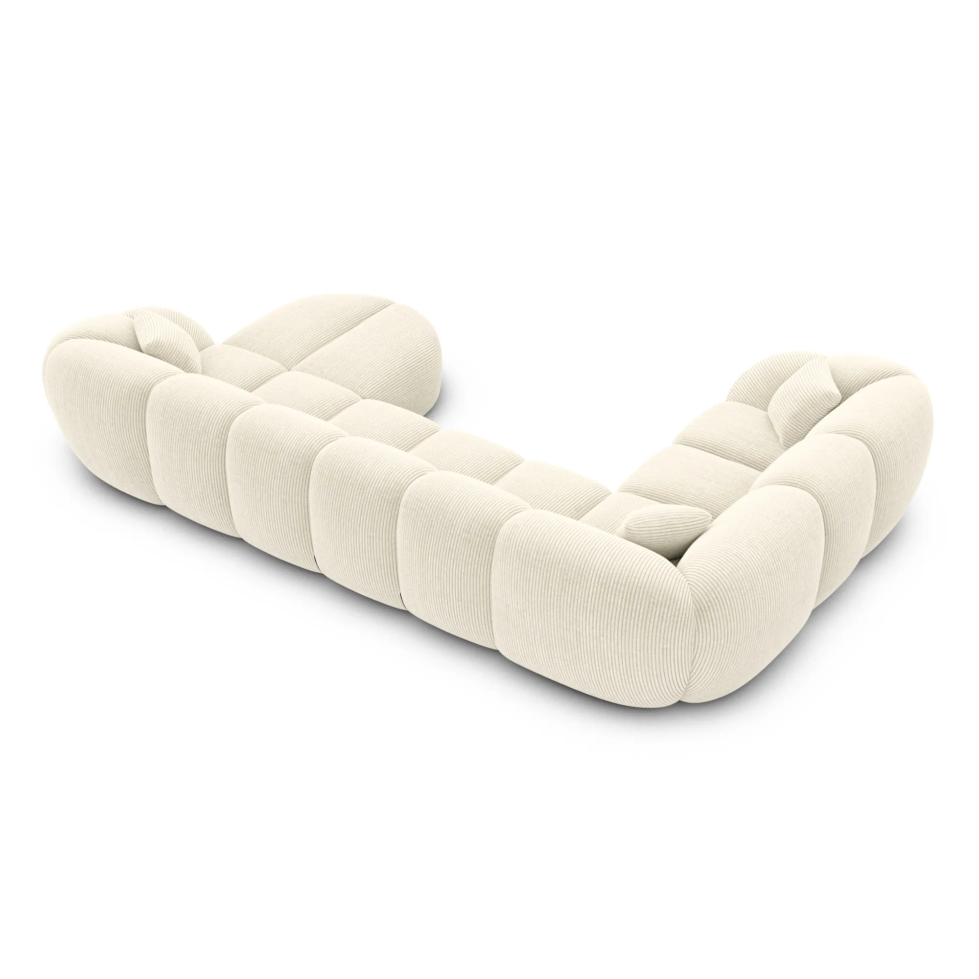 Cord U-Form XL Wohnlandschaft Savira – Bild 26