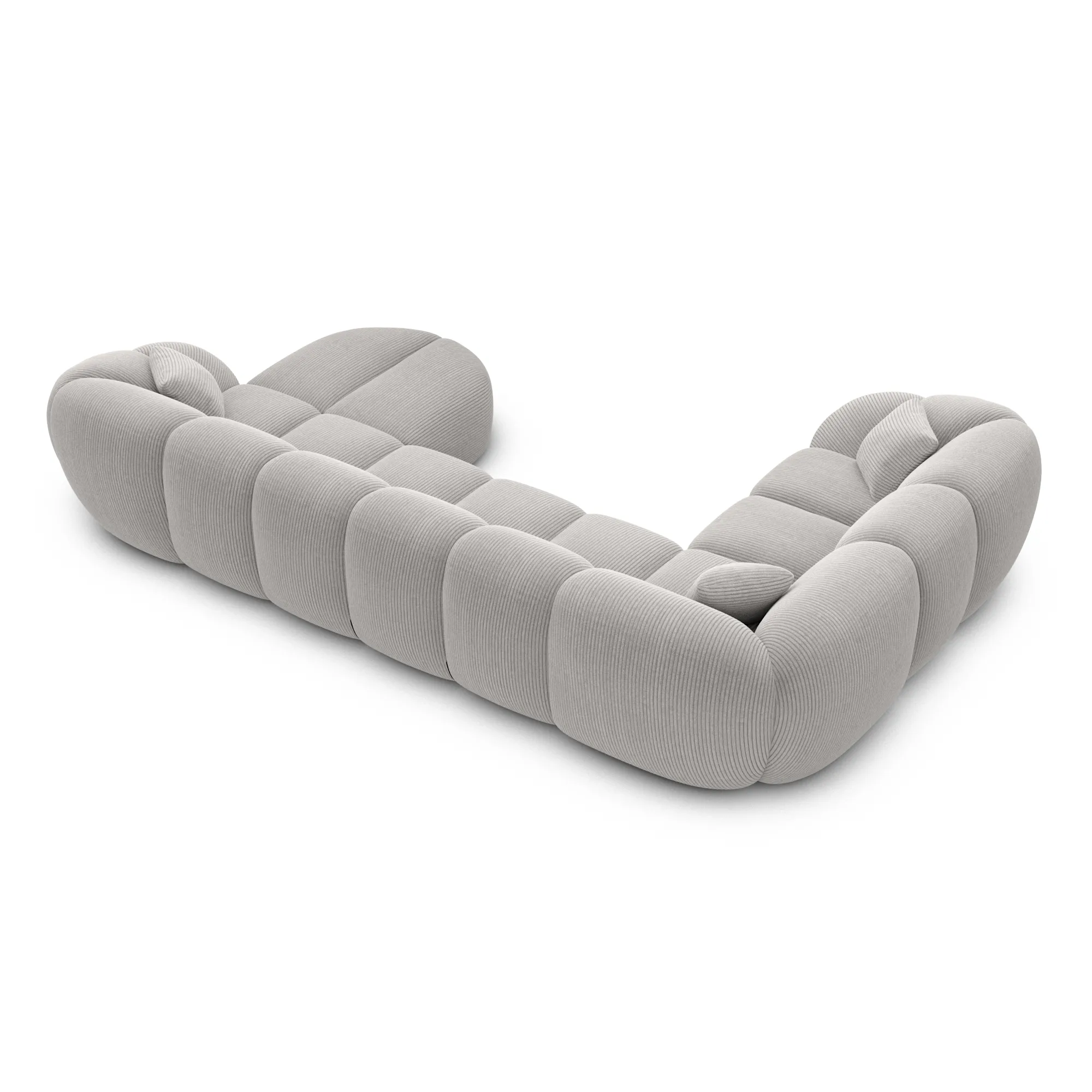 Cord U-Form XL Wohnlandschaft Savira – Bild 29