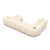 Strukturstoff U-Form XL Wohnlandschaft Savira – Bild 65