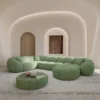 Strukturstoff U-Form XL Wohnlandschaft Savira – Bild 13