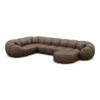 Echtleder U-Form XL Wohnlandschaft Savira – Bild 17