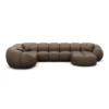 Echtleder U-Form XL Wohnlandschaft Savira – Bild 18