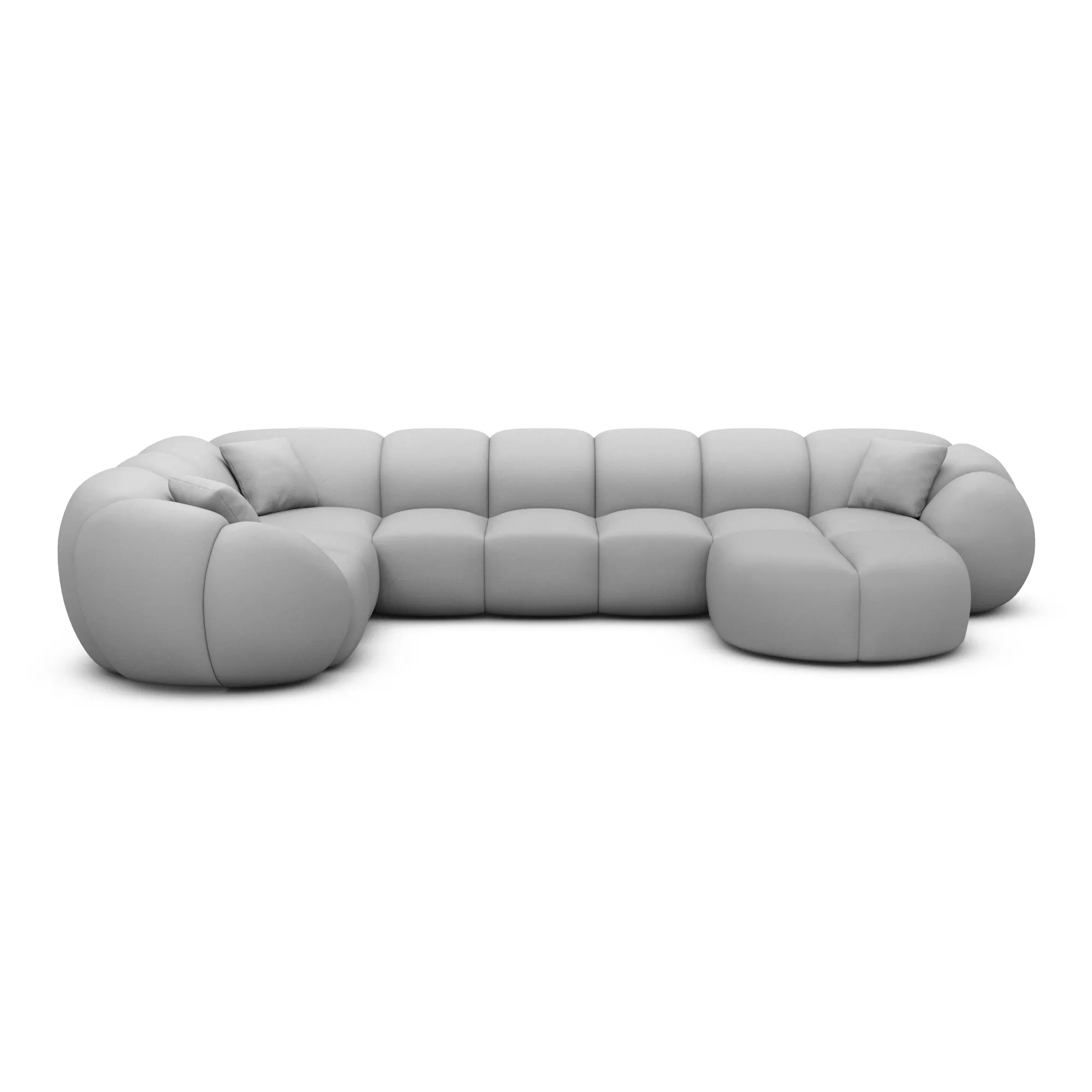 Echtleder U-Form XL Wohnlandschaft Savira – Bild 24