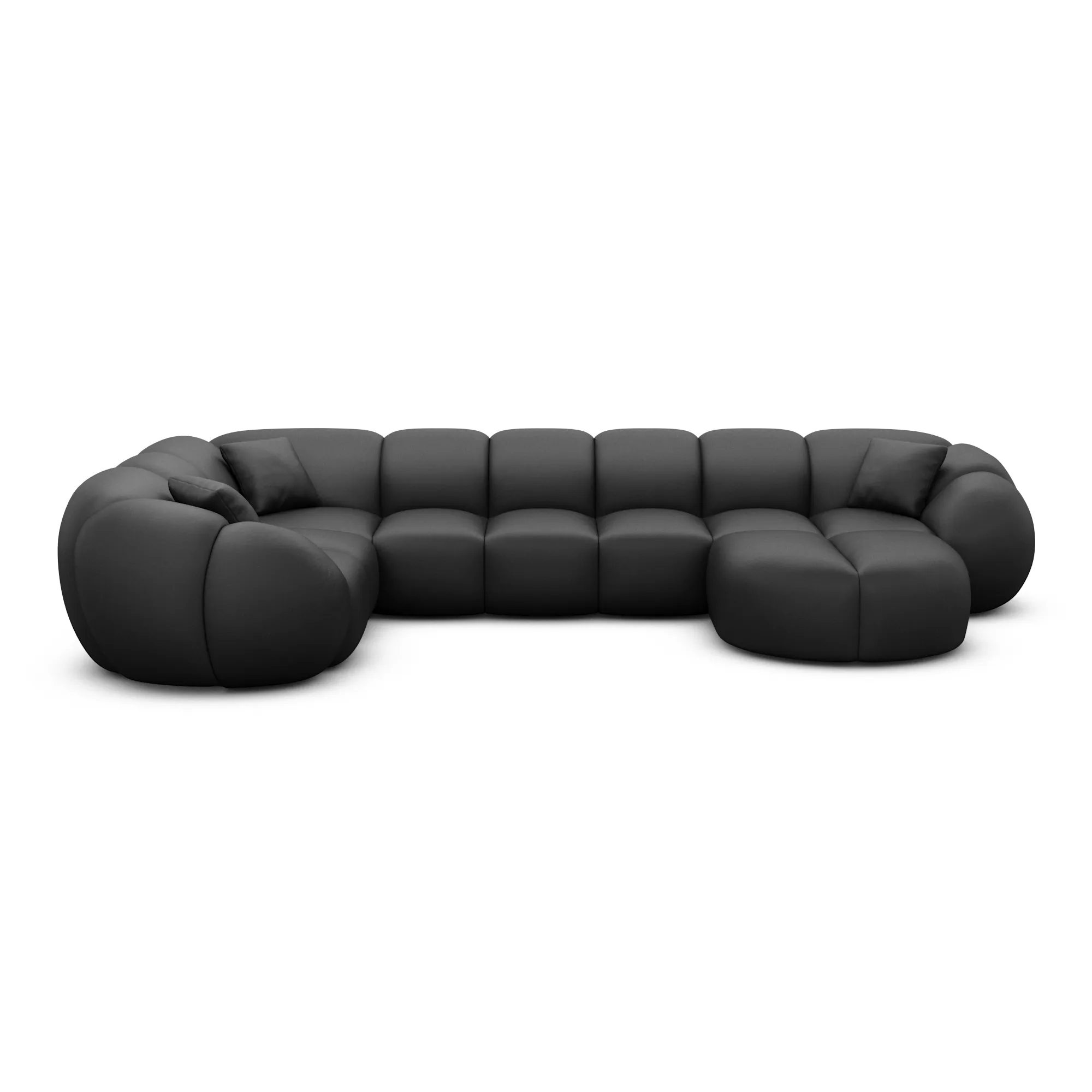 Kunstleder U-Form XL Wohnlandschaft Savira – Bild 27