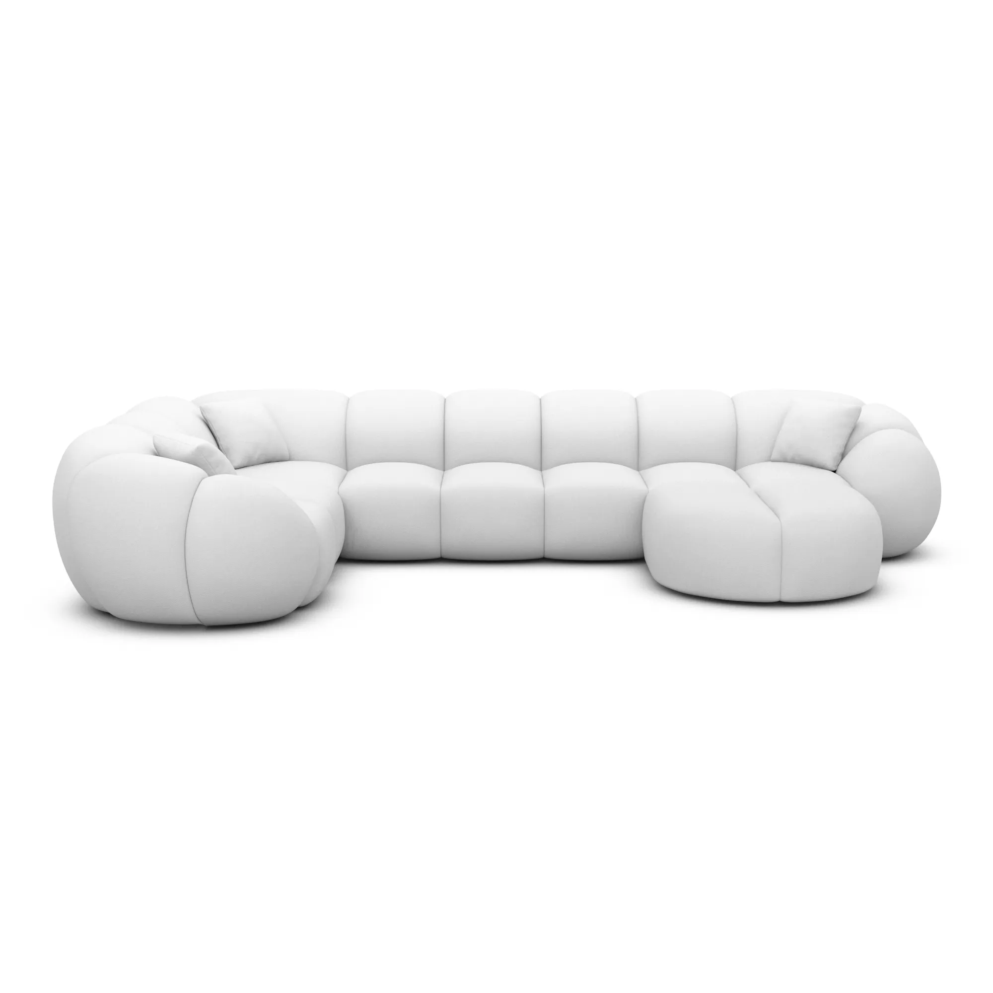 Kunstleder U-Form XL Wohnlandschaft Savira – Bild 45