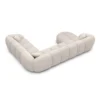 Bouclé U-Form XXL Wohnlandschaft Savira – Bild 15