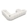 Strukturstoff U-Form XXL Wohnlandschaft Savira – Bild 32