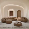 Echtleder U-Form XXL Wohnlandschaft Savira – Bild 13