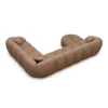 Echtleder U-Form XXL Wohnlandschaft Savira – Bild 31