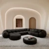 Kunstleder U-Form XXL Wohnlandschaft Savira – Bild 14