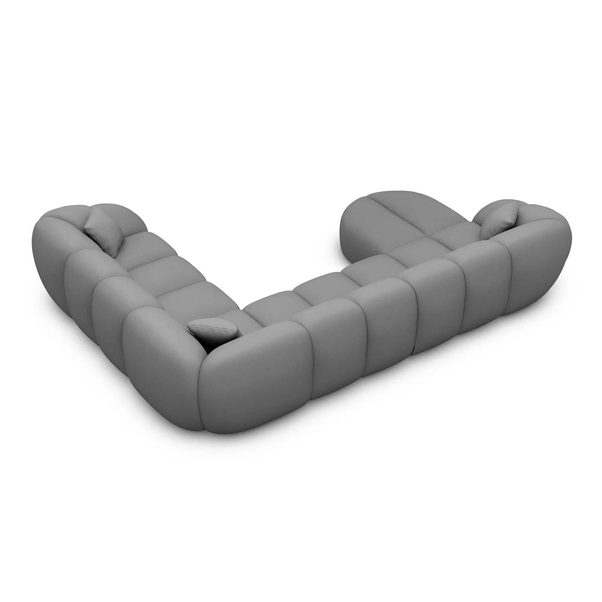 Kunstleder U-Form XXL Wohnlandschaft Savira – Bild 58