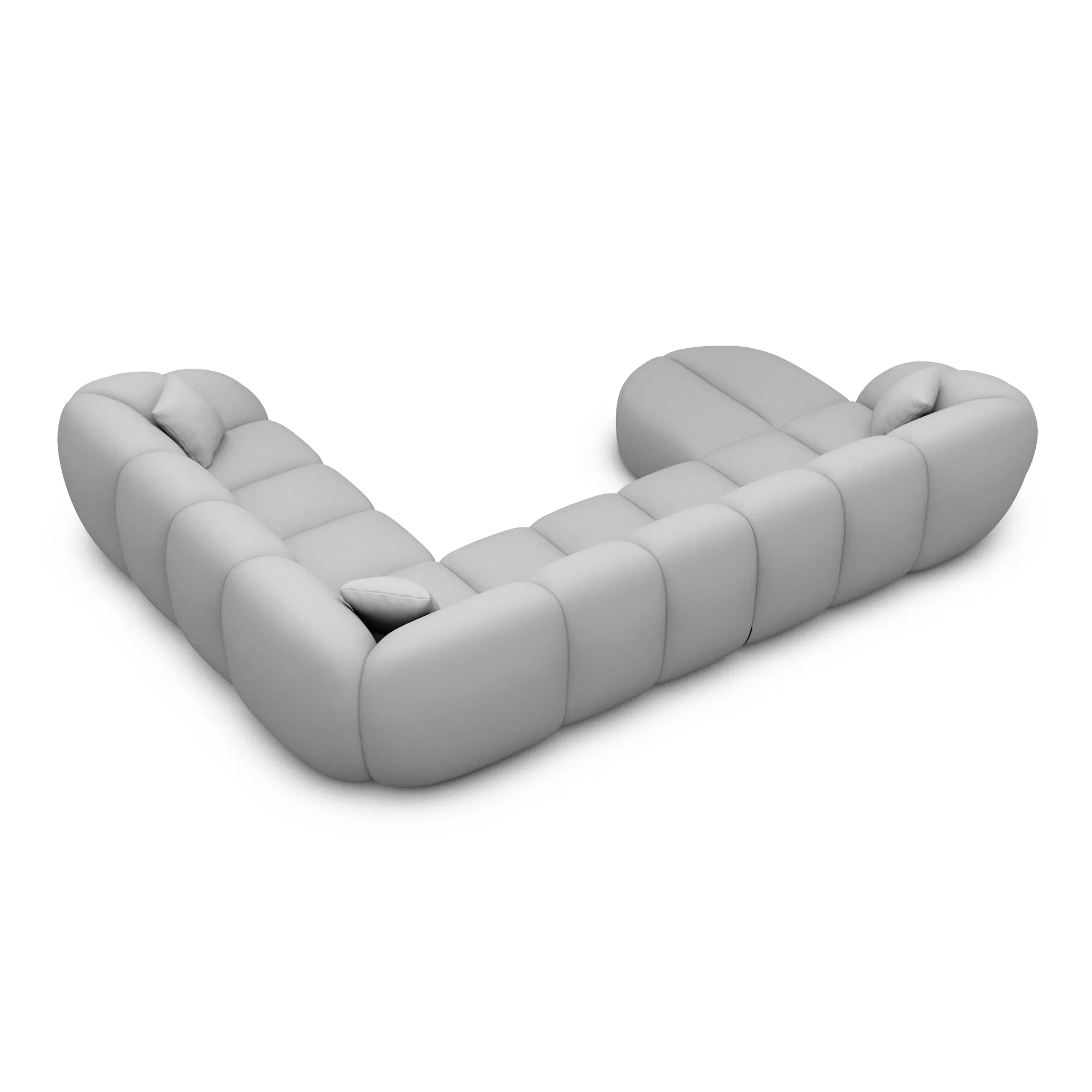Kunstleder U-Form XXL Wohnlandschaft Savira – Bild 61