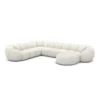 Bouclé U-Form XXL Wohnlandschaft Savira – Bild 7