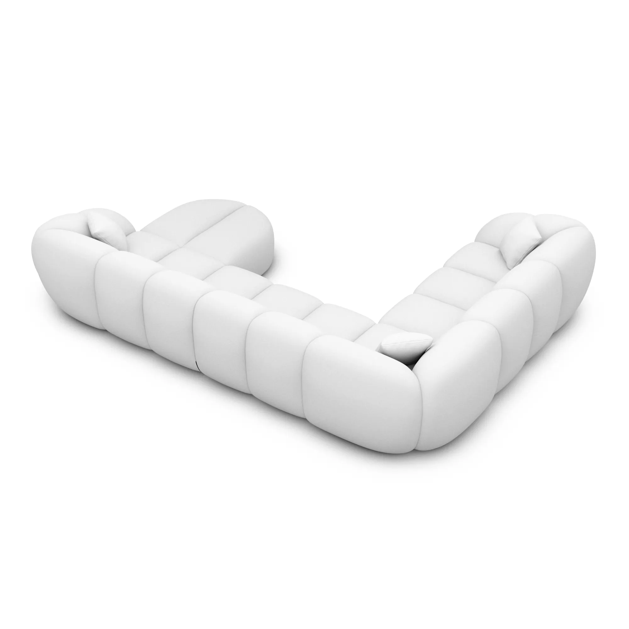 Echtleder U-Form XXL Wohnlandschaft Savira – Bild 22