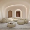 Kunstleder U-Form XXL Wohnlandschaft Savira – Bild 5