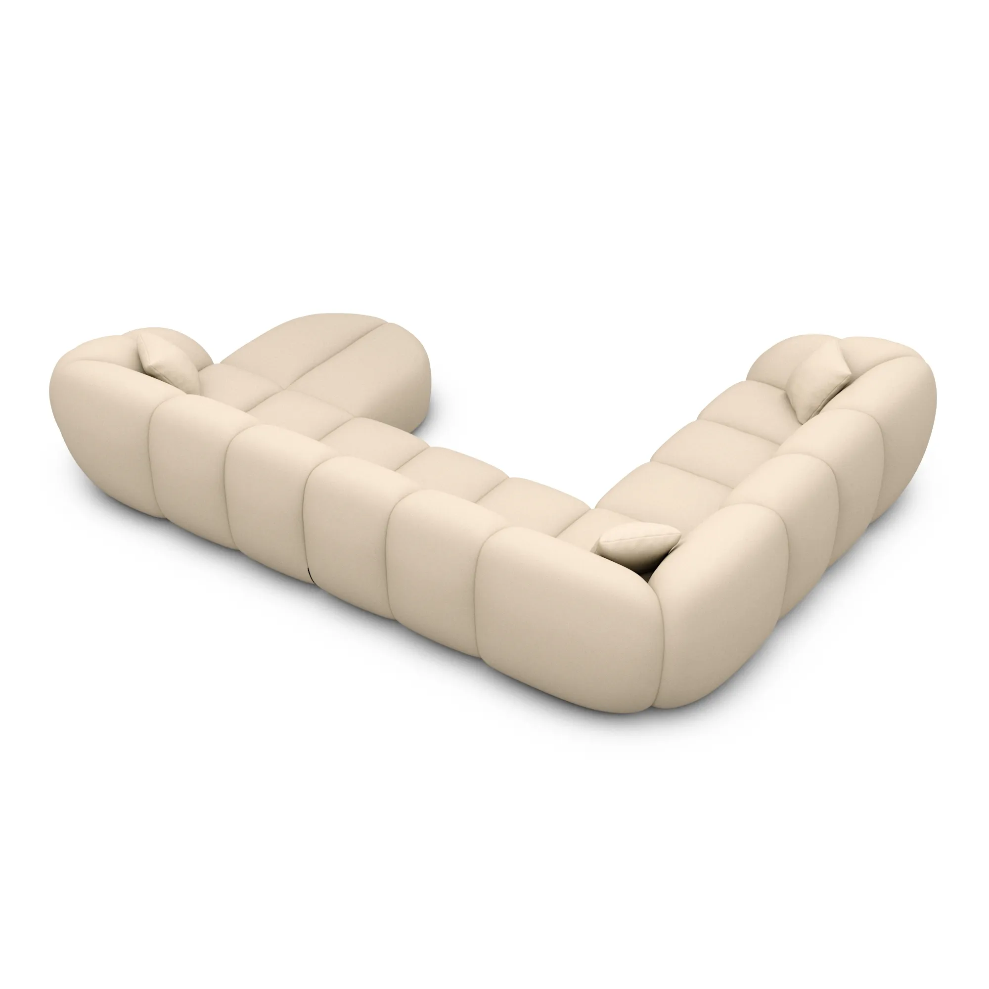 Kunstleder U-Form XXL Wohnlandschaft Savira – Bild 19