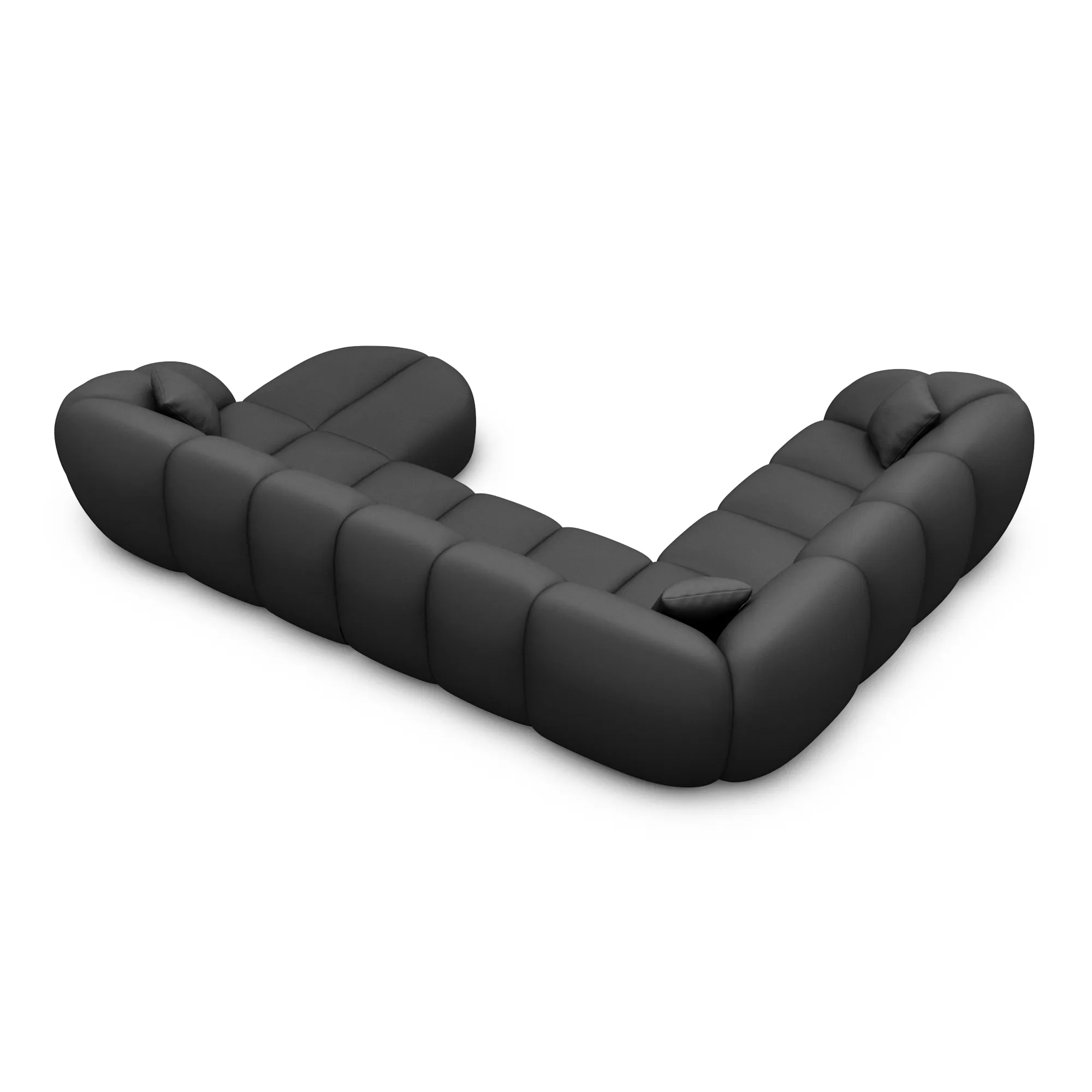 Kunstleder U-Form XXL Wohnlandschaft Savira – Bild 22