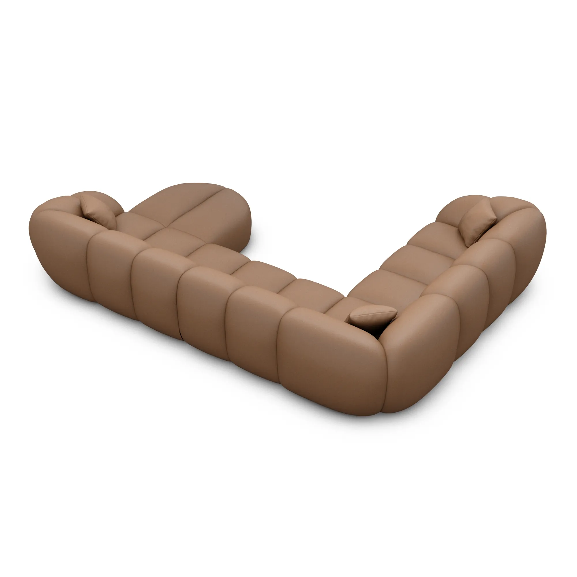 Kunstleder U-Form XXL Wohnlandschaft Savira – Bild 25