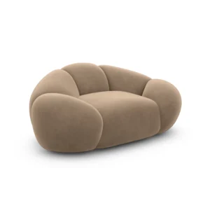 Samtstoff Sessel Solira