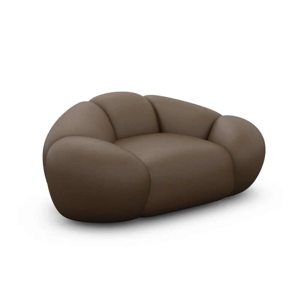 Echtleder Sessel Solira