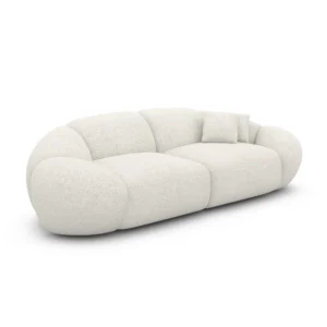 Bouclé 2-Sitzer Couch Solira