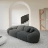 Strukturstoff 2-Sitzer Couch Solira – Bild 10