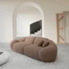 Strukturstoff 2-Sitzer Couch Solira – Bild 3