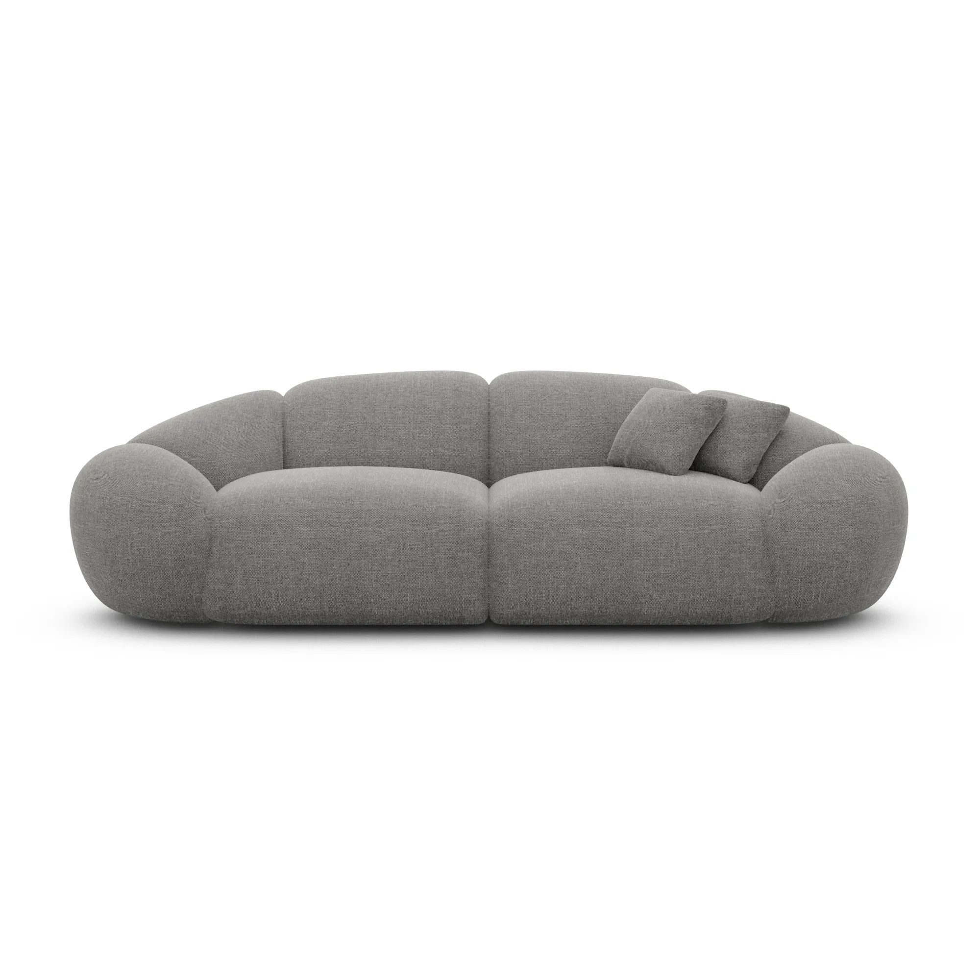Strukturstoff 2-Sitzer Couch Solira – Bild 36