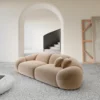 Samtstoff 2-Sitzer Couch Solira – Bild 11