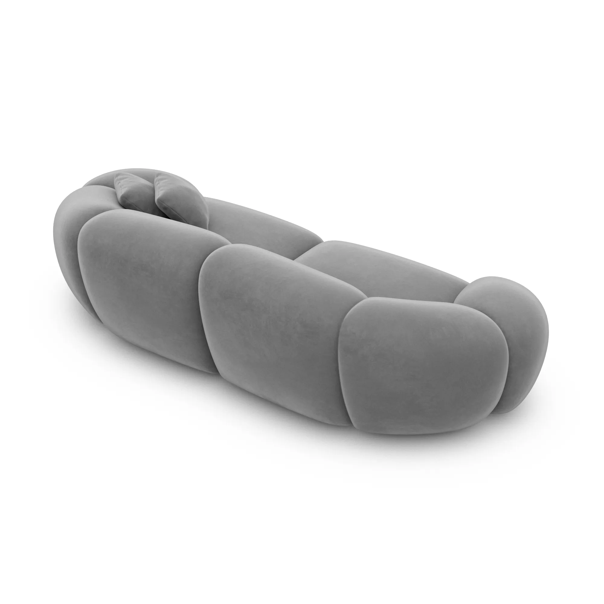 Samtstoff 2-Sitzer Couch Solira – Bild 33