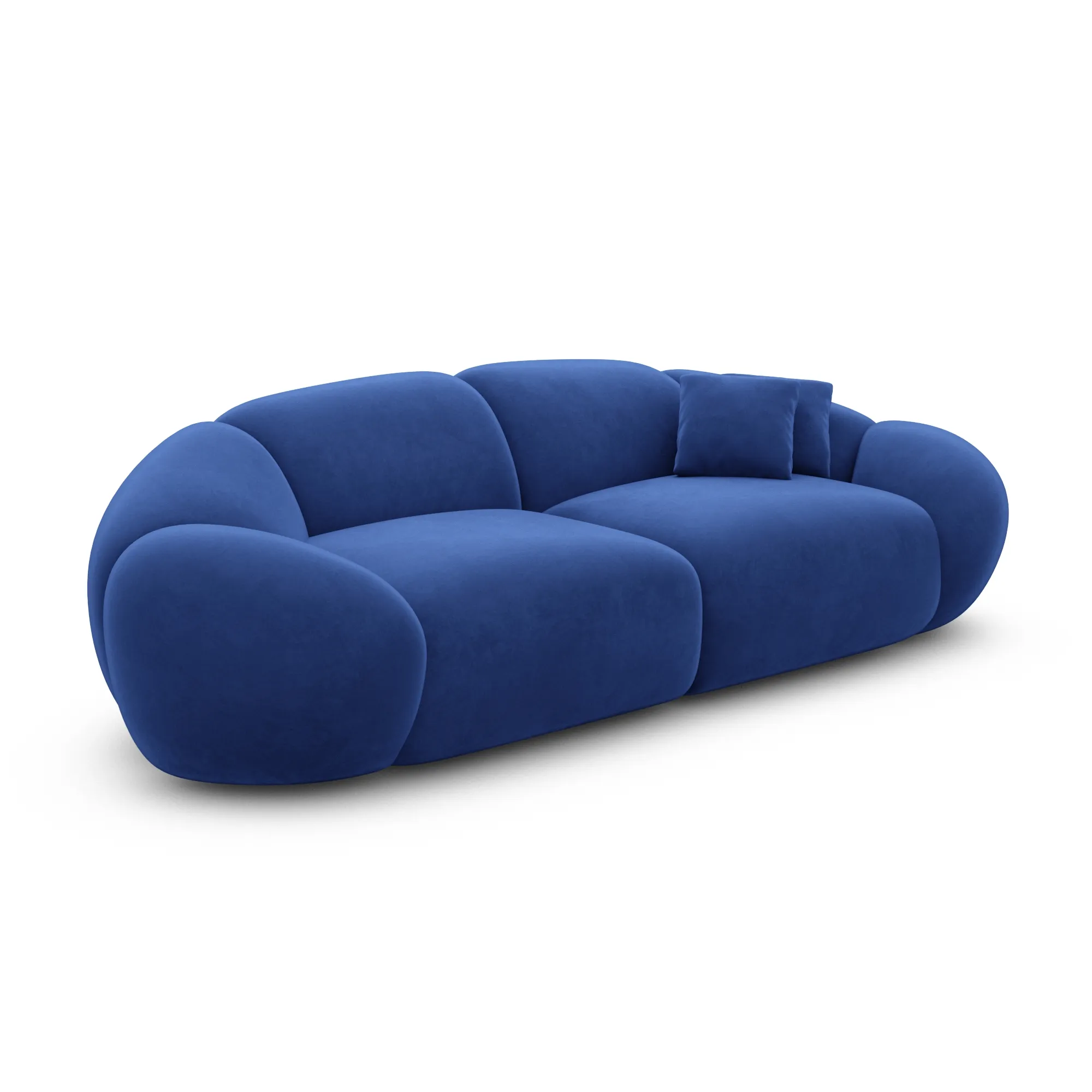 Samtstoff 2-Sitzer Couch Solira – Bild 46