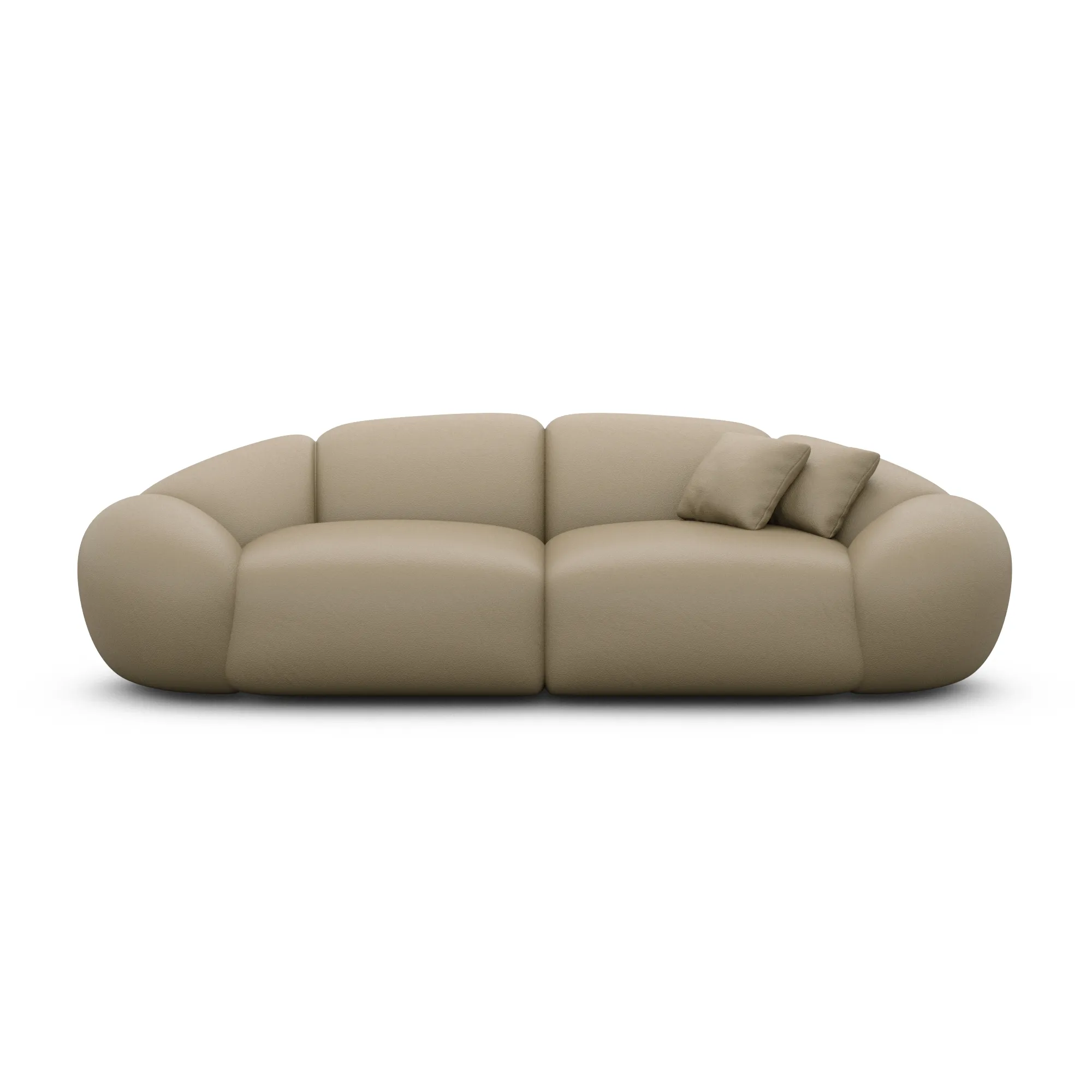 Echtleder 2-Sitzer Couch Solira – Bild 28