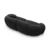Samtstoff 3-Sitzer Couch Solira – Bild 21