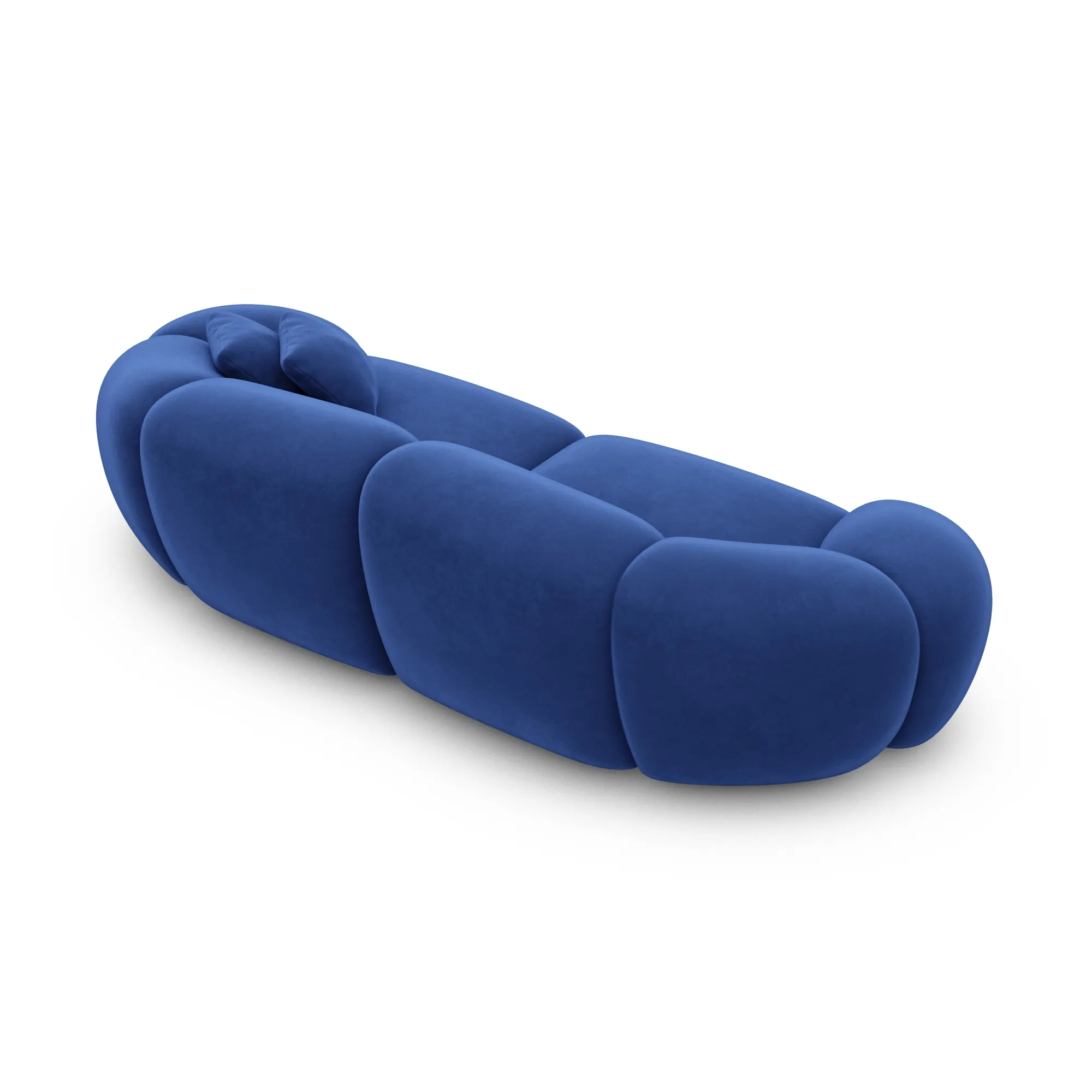 Samtstoff 3-Sitzer Couch Solira – Bild 45