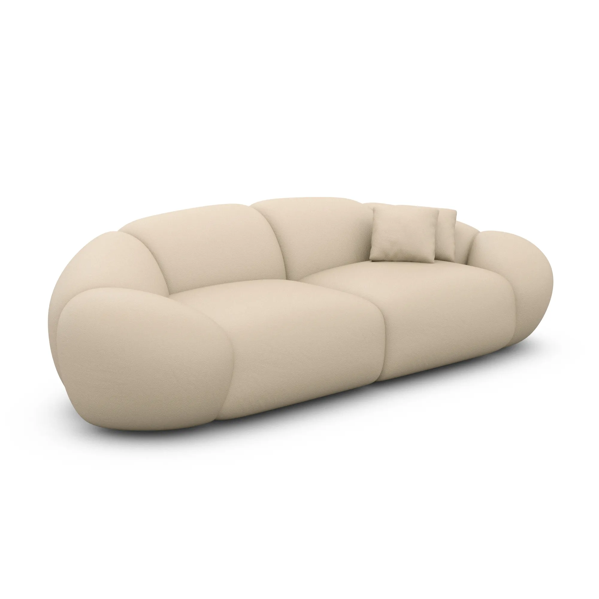 Echtleder 3-Sitzer Couch Solira – Bild 21