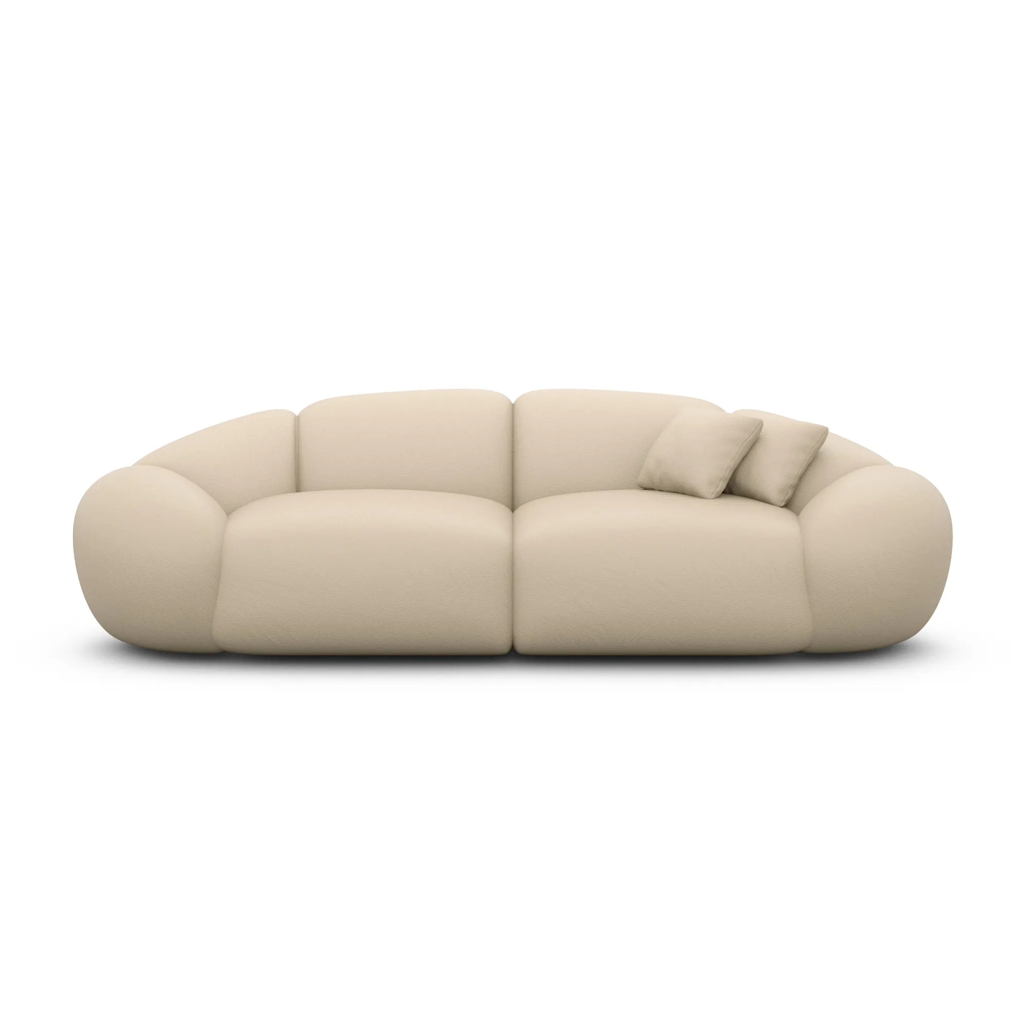 Echtleder 3-Sitzer Couch Solira – Bild 22