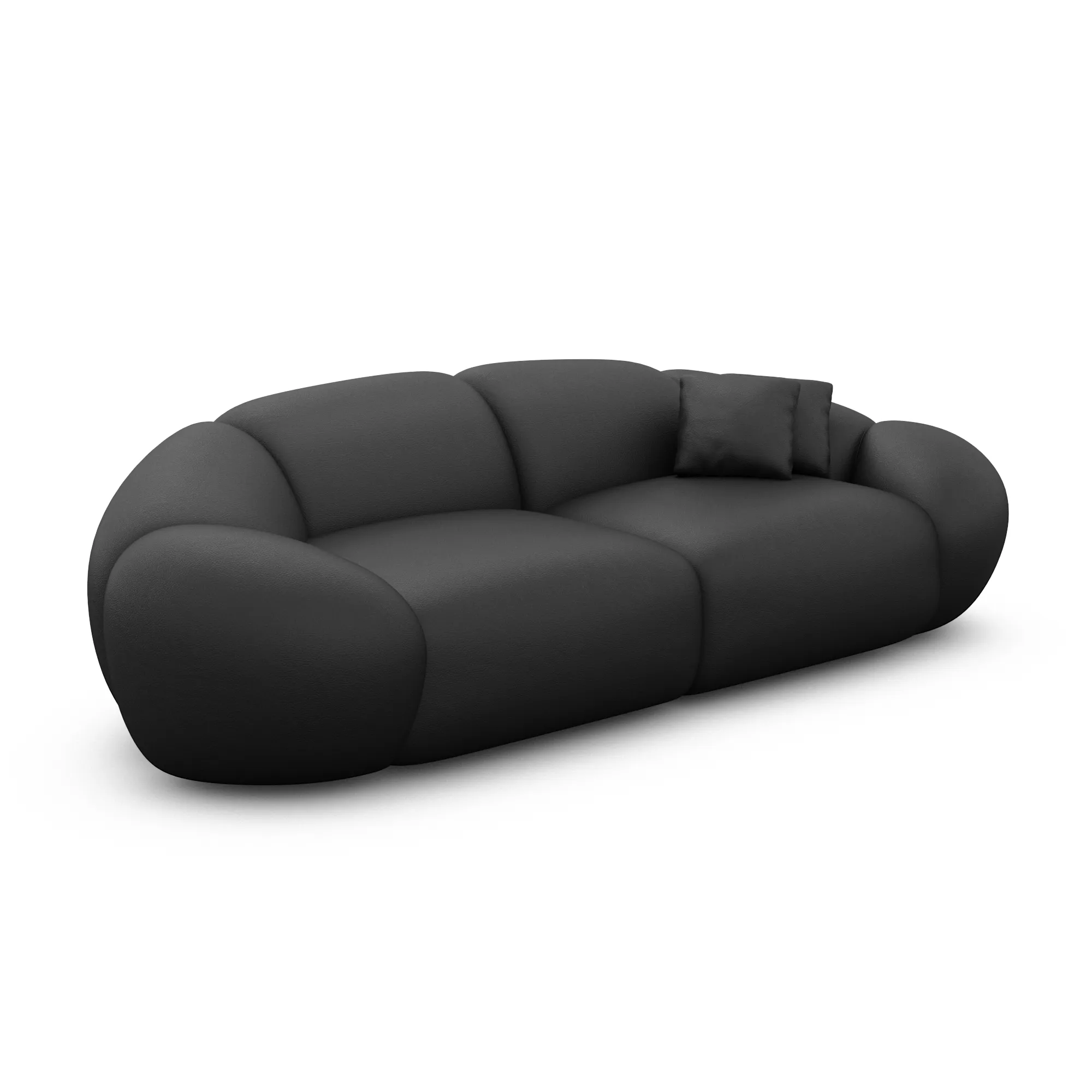 Echtleder 3-Sitzer Couch Solira – Bild 24