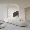 Bouclé 4-Sitzer Couch Solira – Bild 2