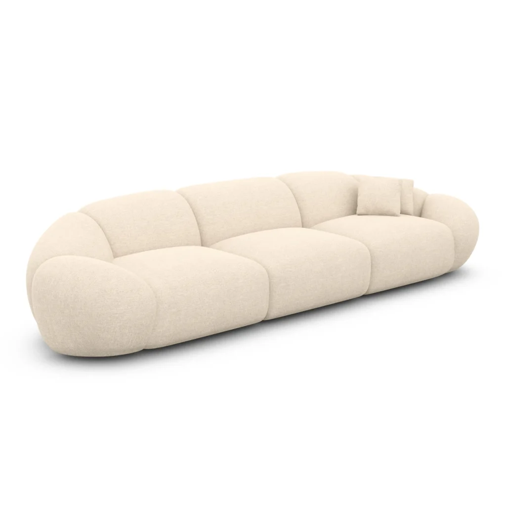 Strukturstoff 4-Sitzer Couch Solira