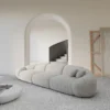Strukturstoff 4-Sitzer Couch Solira – Bild 4