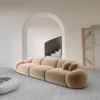 Samtstoff 4-Sitzer Couch Solira – Bild 9