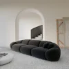 Samtstoff 4-Sitzer Couch Solira – Bild 10