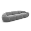Samtstoff 4-Sitzer Couch Solira – Bild 25