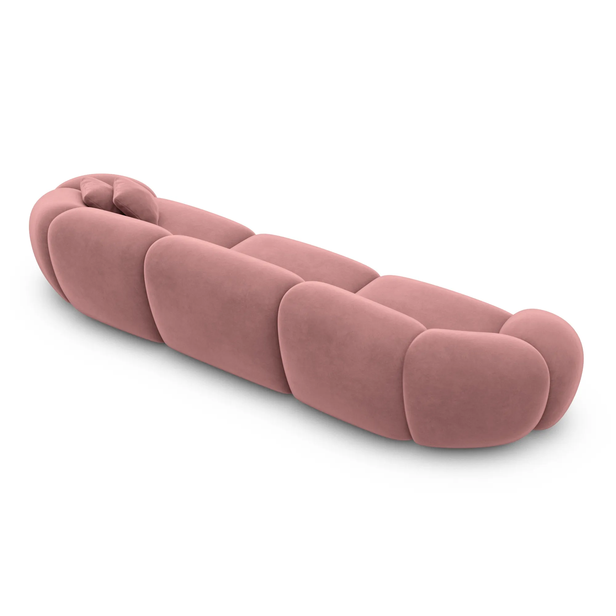 Samtstoff 4-Sitzer Couch Solira – Bild 39