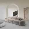 Samtstoff 4-Sitzer Couch Solira – Bild 7