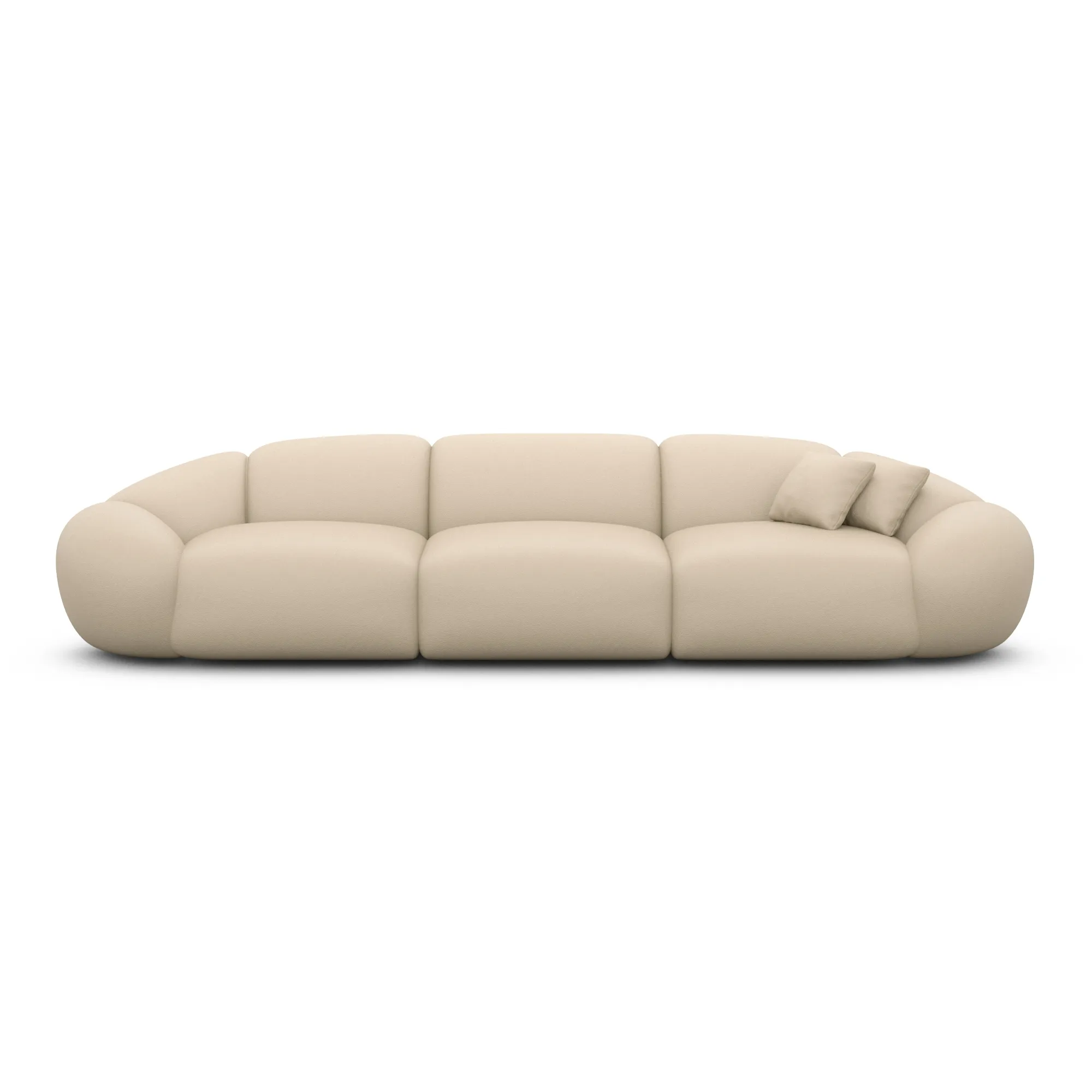 Echtleder 4-Sitzer Couch Solira – Bild 25