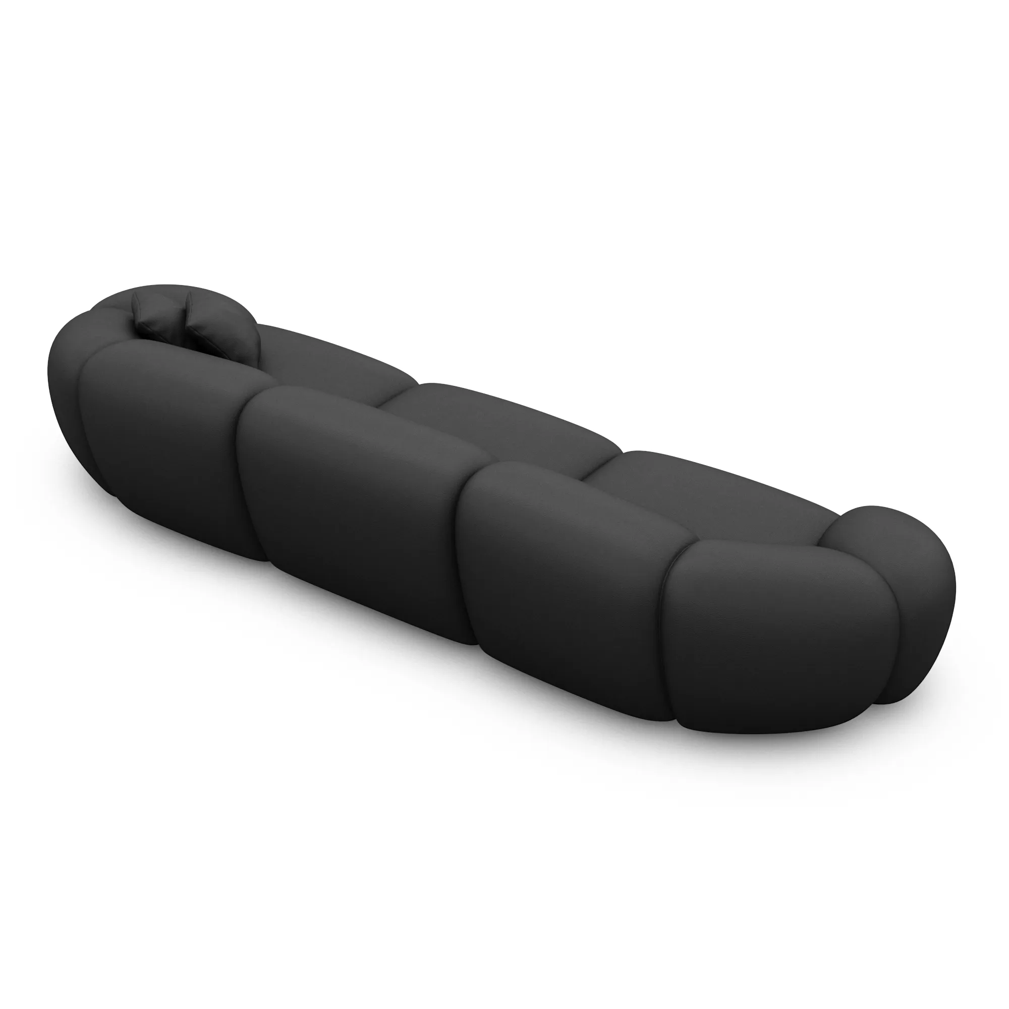 Echtleder 4-Sitzer Couch Solira – Bild 29